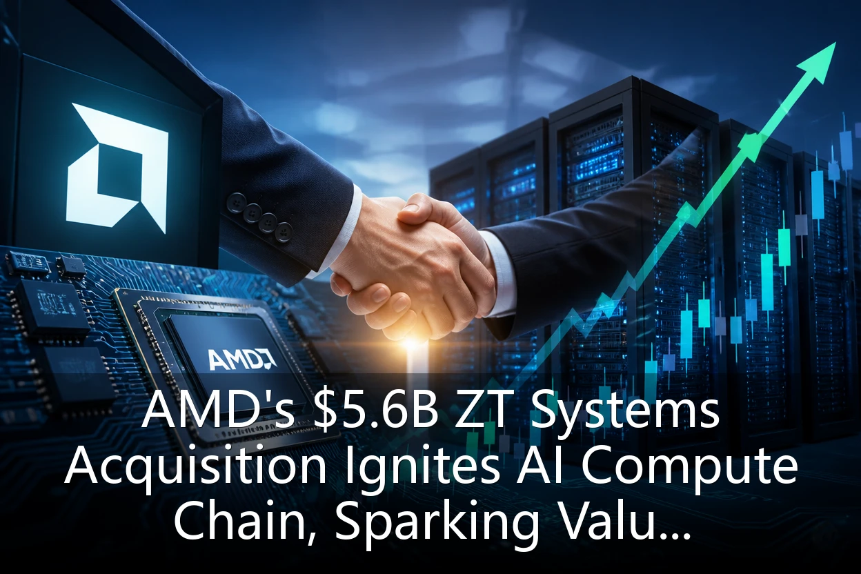 AMD's $5.6B ZT Systems Acquisition Ignites AI Compute Chain, Sparking Value Reassessment in US Semiconductor Stocks