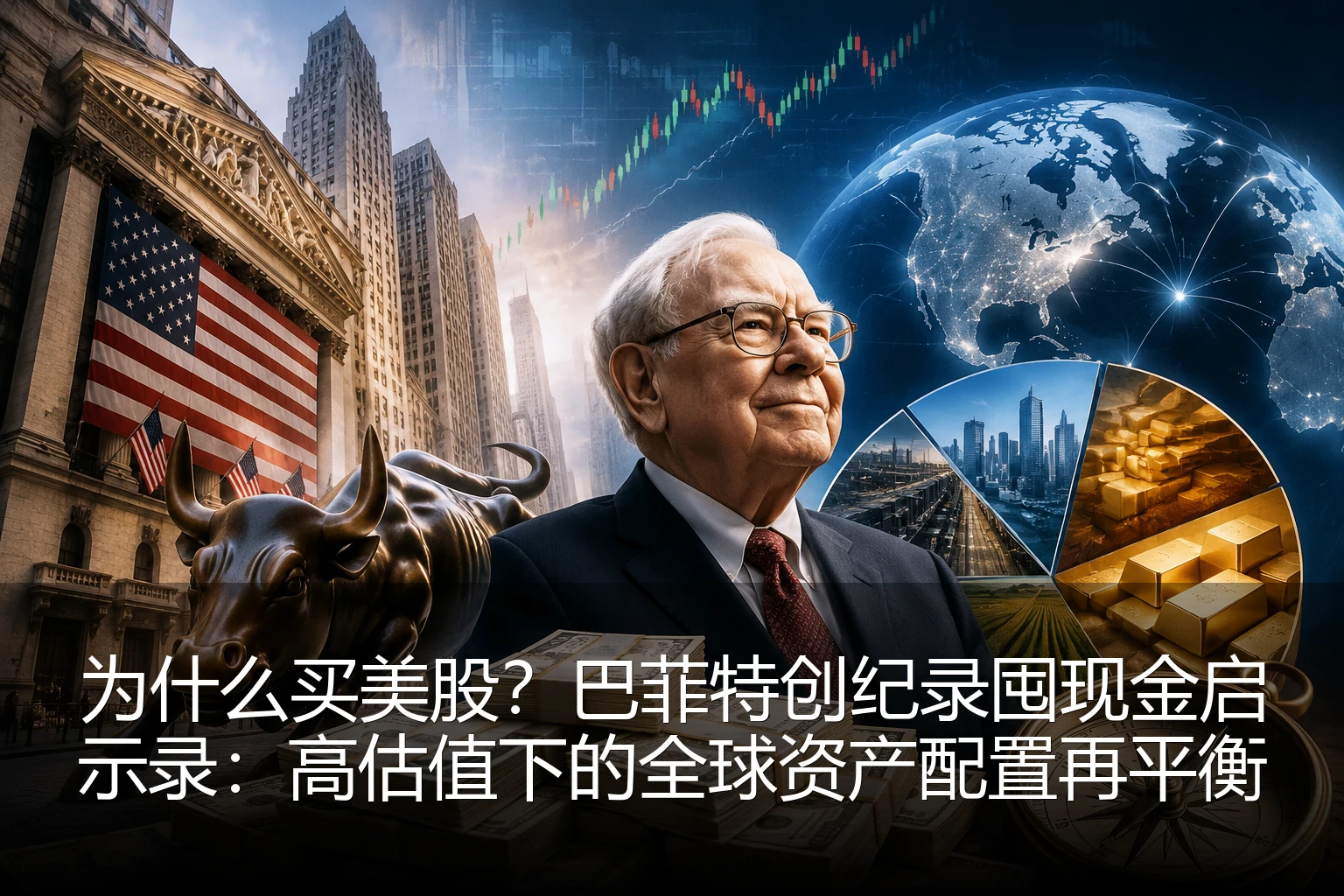 为什么买美股？巴菲特创纪录囤现金启示录：高估值下的全球资产配置再平衡