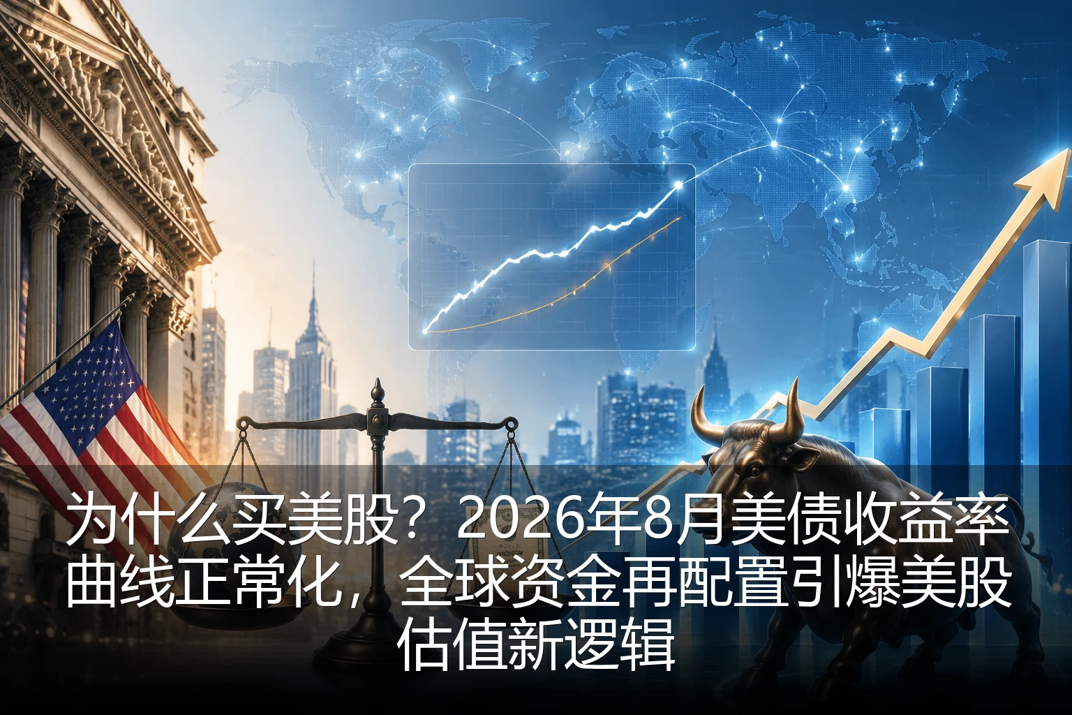 为什么买美股？2026年8月美债收益率曲线正常化，全球资金再配置引爆美股估值新逻辑