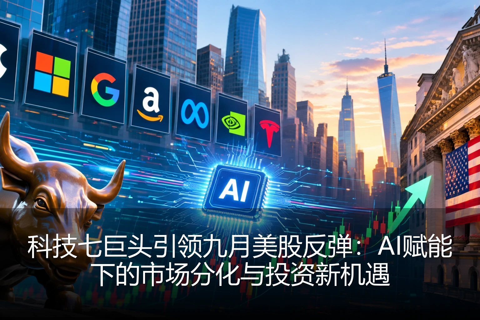 科技七巨头引领九月美股反弹：AI赋能下的市场分化与投资新机遇