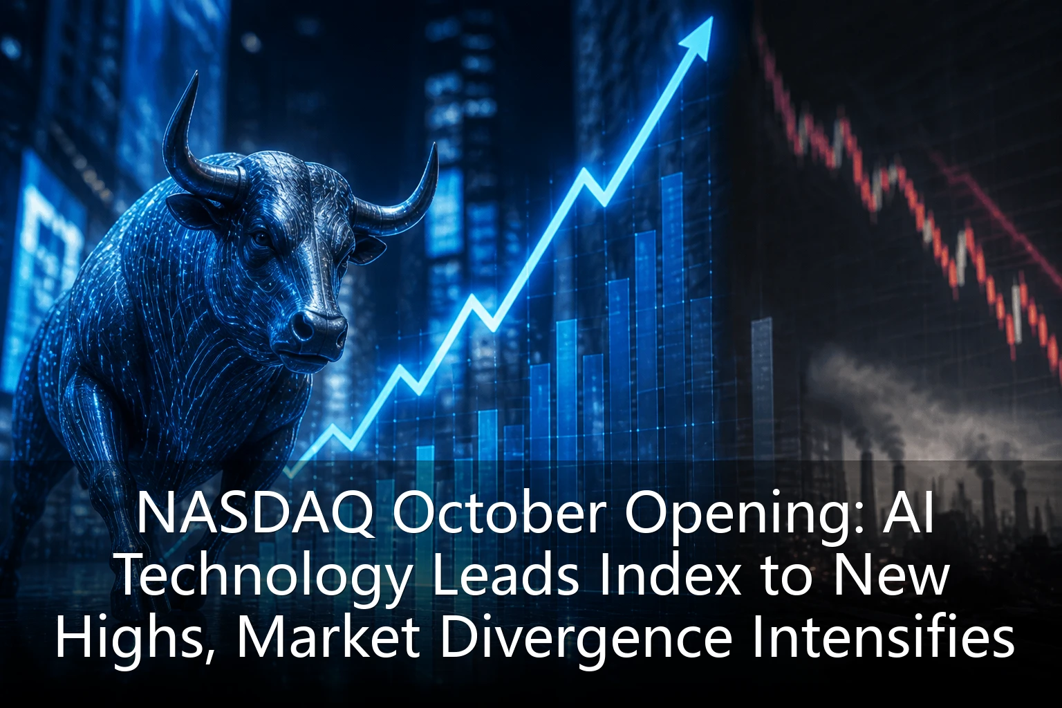 NASDAQ October Opening: AI Technology Leads Index to New Highs, Market Divergence Intensifies
